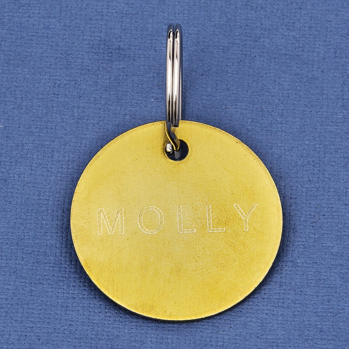 25 mm Brass Pet Id Tag