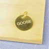 25 mm Brass Pet Id Tag