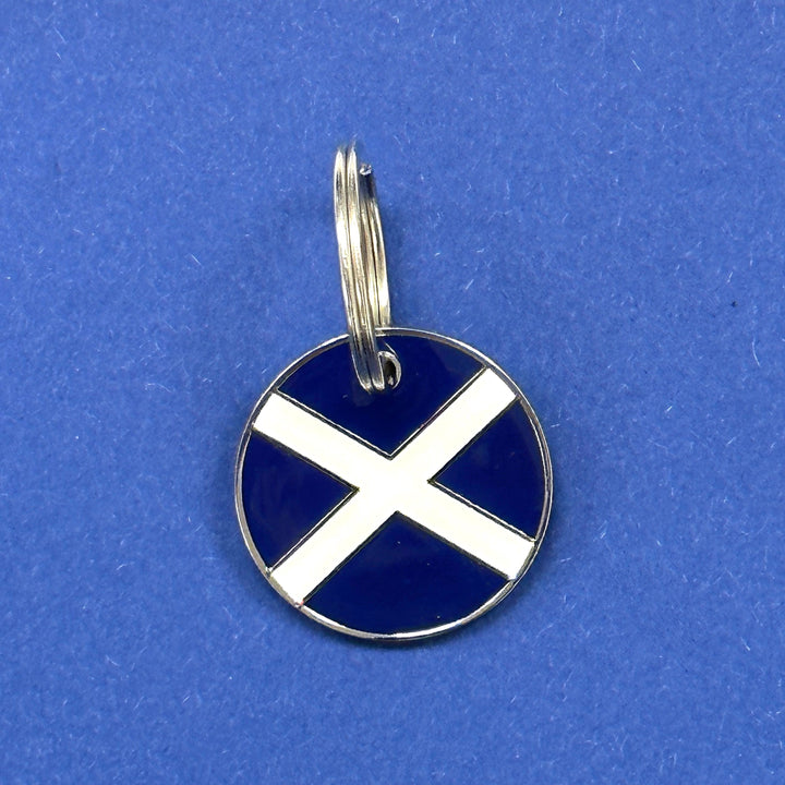 Scottish Flag Pet ID Tag