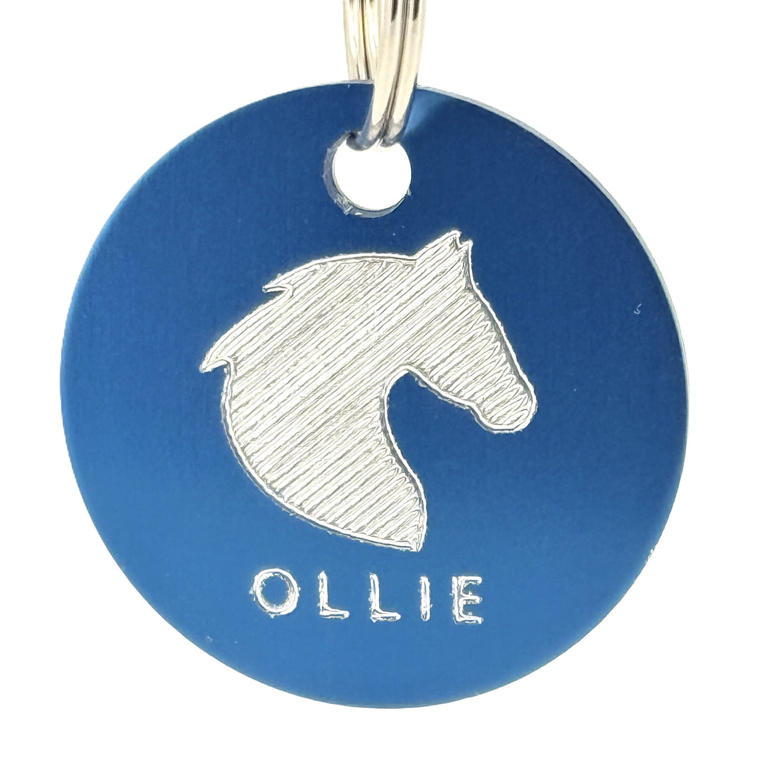 Horse Engraved Bridle Tack Tags
