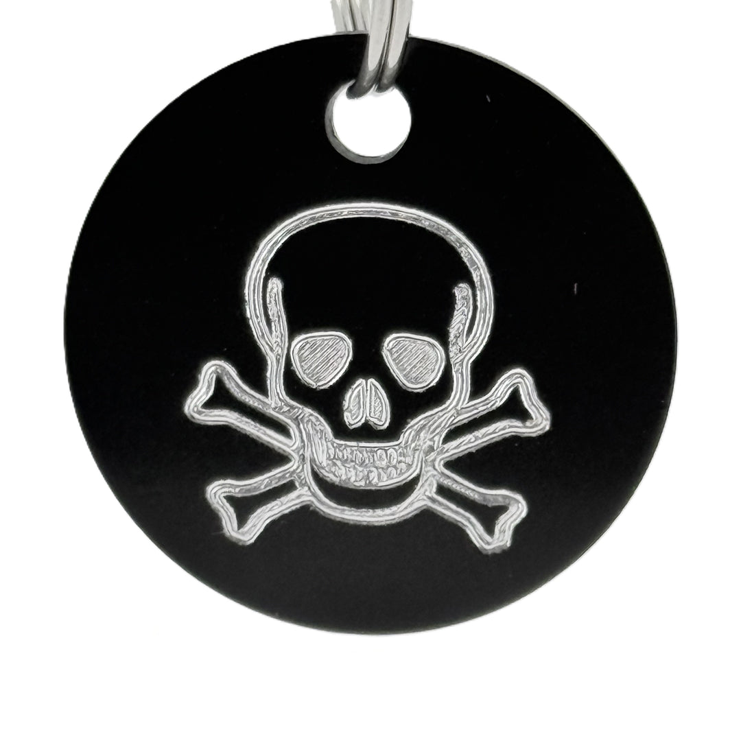 Skull Pet Id Tag