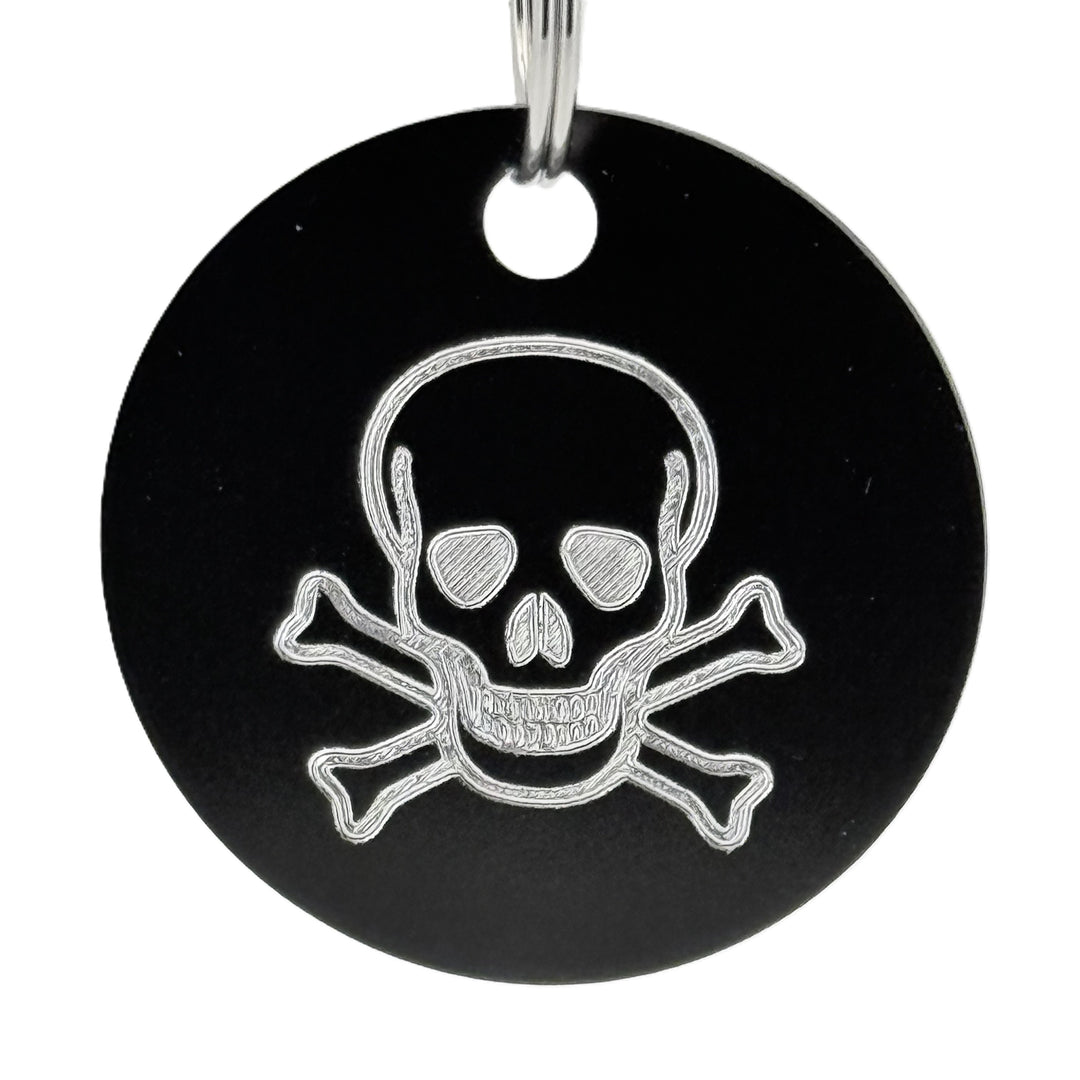 Skull Pet Id Tag
