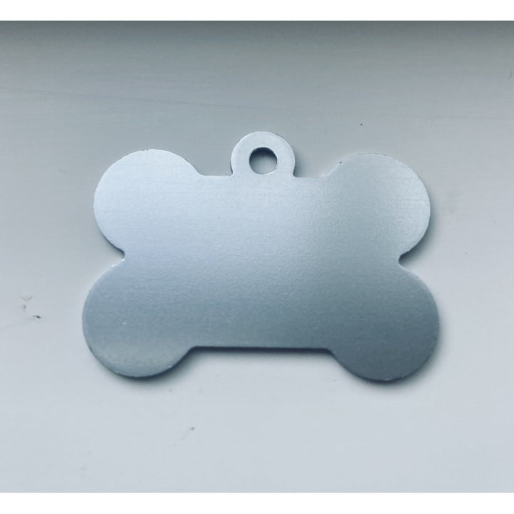 Dog Bone Shaped Engraved Pet ID Tag – Choice Of Size & Colour